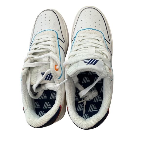 ALDI Fan club  White Sneakers with Multicolor Accents NEW Size 6 - Picture 5 of 8